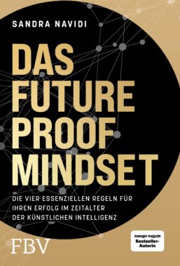 Das 2. Buch brachte Sandra Navidi 2021 heraus und wurde gleich zum Bestseller: Die vier essenziellen Regeln für Ihren Erfolg im Zeitalter der Künstlichen Intelligenz